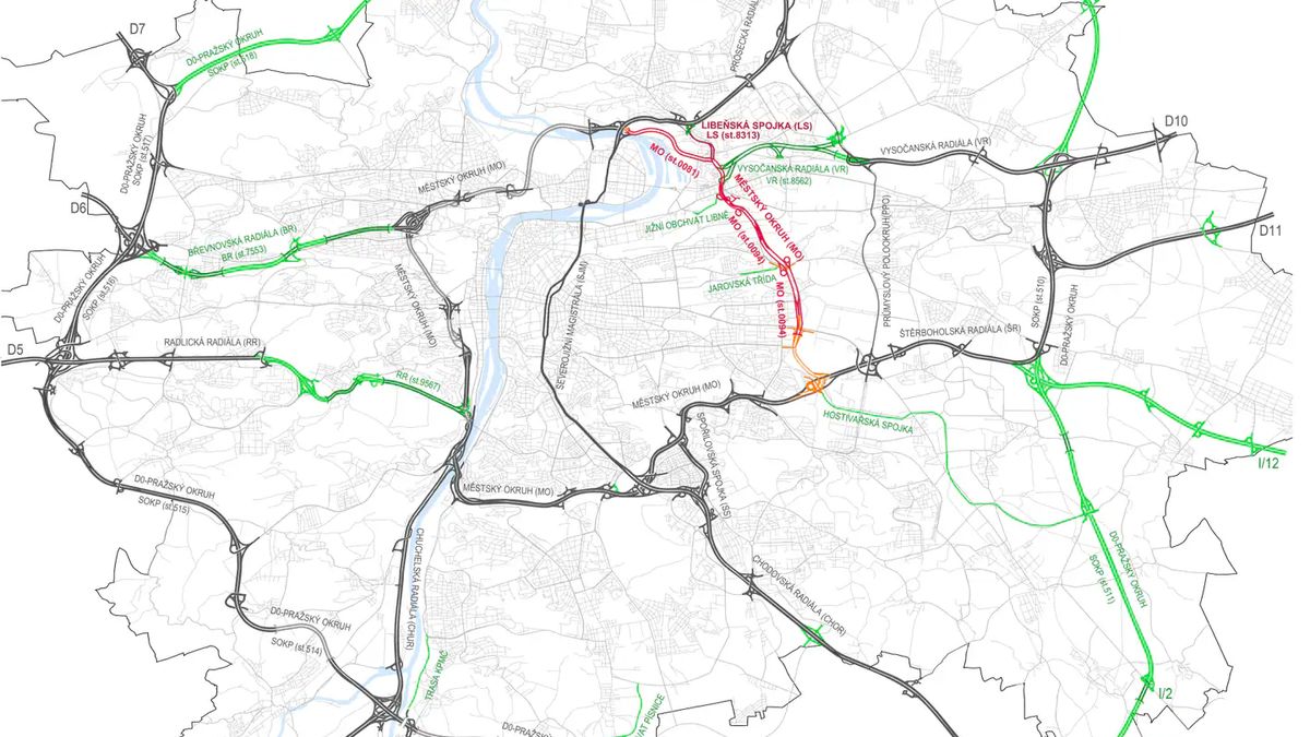 Praha vypíše tendr na průzkum pro dostavbu městského okruhu